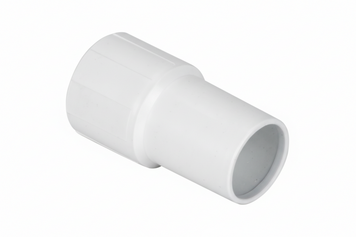 VACUUM HOSE CUFF 38mm PUSH ON WHITE
