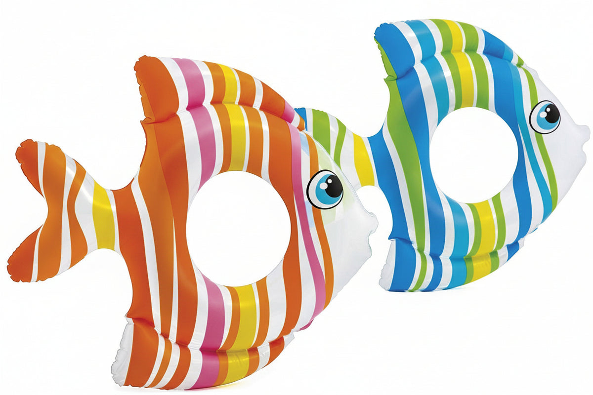 POOL TOY TROPICAL FISH RINGS