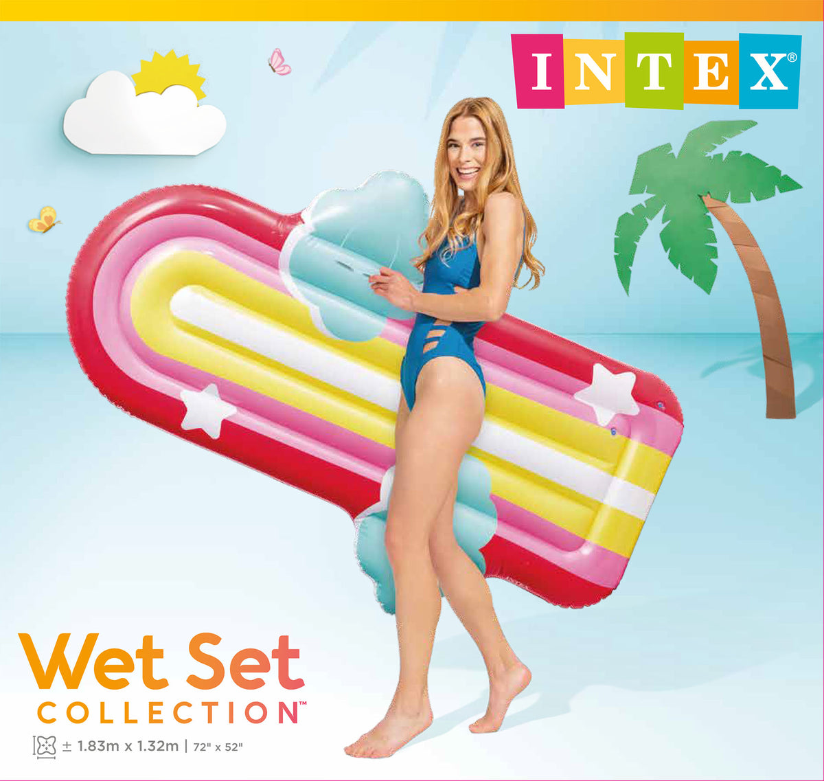 POOL TOY RAINBOW CLOUD